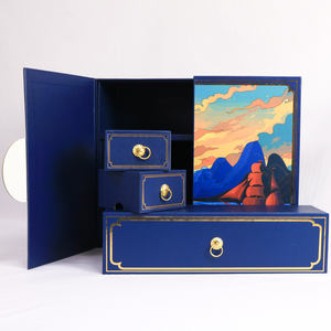 Luxury <b>Magnetic</b> Cake Gift Box with Custom Logo, Rigid Paperboard Packaging for Premium Bakery Products from Vietnam - Product Image 6