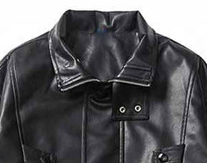 เสื้อแจ็กเก็ตหนังสำหรับผู้ชายวัสดุเนื้อนุ่มระบายอากาศได้ดีเสื้อแจ็กเก็ตผู้ชายกันยับ - Product Image 3