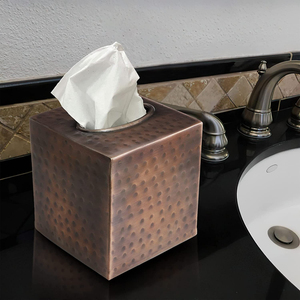 Wholesale High Quality Handmade Hammered Gold Metal <b>Tissue</b> Box Dining Ware Table Napkin Storage Holder Reasonable Price - Product Image 6