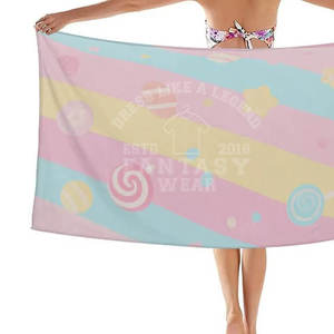 Serviette de plage légère pour les activités de plein air, serviette de plage douce, tissu très absorbant et confortable - Product Image 6