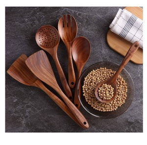 Utensilios para Ensalada de 11 Pulgadas Recubiertos de Resina Ecológica, Aptos para Lavavajillas, Hechos en India, Más Vendidos - Product Image 2