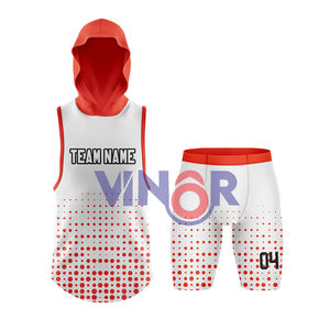 Uniformes de Fútbol 7v7 al por Mayor, Ropa de Juego, Uniformes de Equipo 7on7, Compresión Ligera, Uniforme Personalizado con Bandera, Servicio OEM - Product Image 3