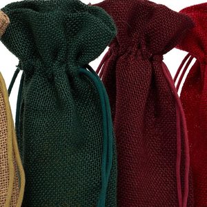 Eco-Friendly Simple Jute Wine Bags - Product Image 2