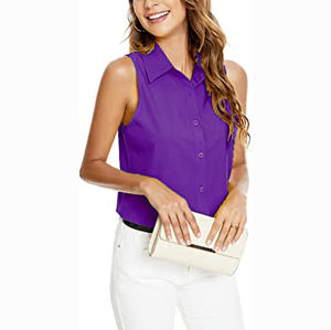 Chemise sans manches pour femme de qualité supérieure, séchage rapide, anti-odeur, style décontracté, personnalisable avec services OEM - Product Image 3