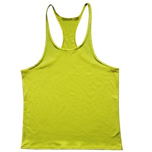 Débardeurs de sport pour hommes grande taille en coton, personnalisables, style stringer Y-back, pour la course, la gym et la musculation, vente en gros - Product Image 6
