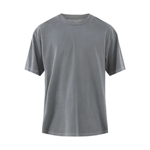 Elegante 100% algodón 240 GSM RTS Regular Fit hombres Camisetas-transpirable ecológico camiseta en blanco - Product Image 1
