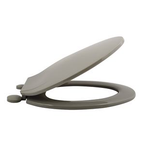 Sedile WC, colore tortora con cerniere in plastica - MSV. - Product Image 4