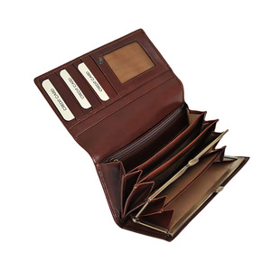 Công Suất Lớn Da Ví Cho Phụ Nữ Phong Cách Thêu Thiết Kế Sang Trọng PU Lót Biểu Tượng Tùy Chỉnh - Product Image 6