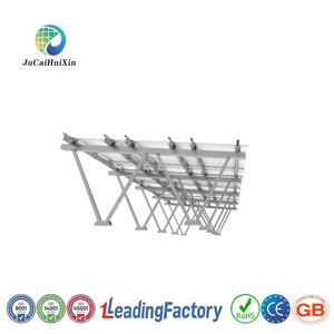 Fabricant de supports solaires en acier tubulaire carré galvanisé à chaud ou peint en forme de W, installation rapide et assemblée - Product Image 5