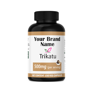 Calidad Premium Trikatu 500mg 150 Cápsulas OEM ODM Solución de fabricación de etiqueta privada - Product Image 1