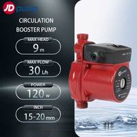Pompes de circulation d'eau JDpump RS15-9, en fonte/cuivre/acier inoxydable, pour la maison, silencieuses et intelligentes, pour la salle de bain