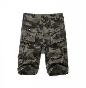 Pantalones cortos para hombre Moda Cargo Pocket Shorts pantalones cortos para hombre Custom Color sólido Hombres Cargo Shorts Venta caliente Cargo algodón - Product Image 3