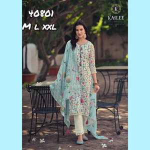 กางเกง kurti ผ้าฝ้ายแท้พร้อมอุปกรณ์เสริมและงานช่างจาก surat - Product Image 1