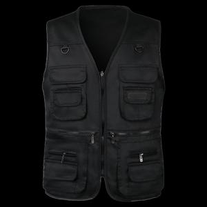Premium OEM waterproof lightweight unisex polyester camping <b>vest</b> with durable utility design and supreeme performance fit style - Product Image 2
