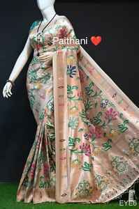 Dernier créateur Soft Silk Paithani Zari Work Pallu Fancy Saree By Fab Zone - Product Image 2