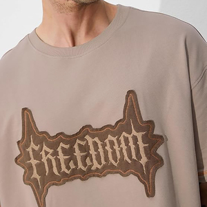 Camisetas de cuello redondo de talla personalizada de calidad superior para hombre, camisetas de manga corta a la moda de talla grande, camisetas Premium de algodón duradero - Product Image 4