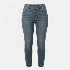 Jeans Elásticos para Mujer, Cintura Ancha, Mezclilla, Talle Medio, Pantalones de la Mejor Calidad, Diseño Personalizable, Jeans para Mujer Adulta - Product Image 1