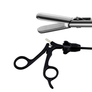 Pince à saisir laparoscopique manuelle en acier inoxydable de qualité allemande, jeu d'instruments approuvés CE rainurée sans cuillère Ariston - Product Image 6