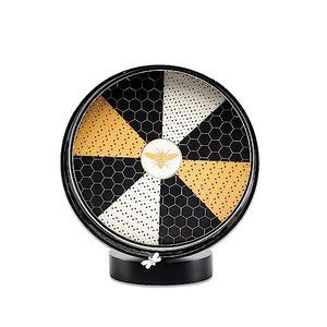 Plateau en bois rond tendance Meena imprimé vente chaude hôtel café Bar boissons plateau de service bonne qualité verre à eau plateau de bureau - Product Image 2