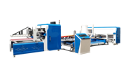 Plieuse-colleuse-aspergeuse automatique de boîtes en carton ondulé CHENGTENG |   Machine à fabriquer des boîtes en carton