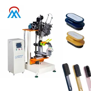 Meixin Automatic 4 Axis Tufting Machine round floor and clothes cleaning brush Making Machine