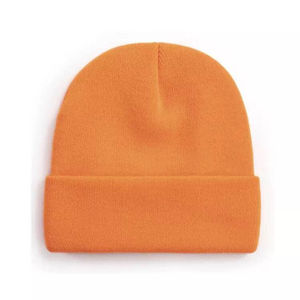Gorro de Punto Informal de Alta Calidad, el Mejor Material, en Venta, Nuevo Gorro de Punto Jacquard de Color Sólido para Invierno - Product Image 2