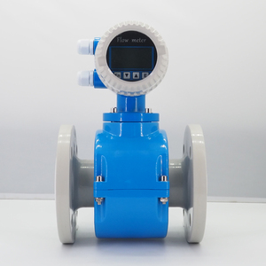 AICE TECH Pengukur Aliran Elektromagnetik Tipe Flens Cairan Konduktif Akurasi +/-0.5% Air Logam - Product Image 2