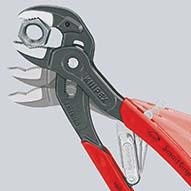 For KNIPEX SmartGrip Water Pump Pliers 250mm 10-36mm <b>Clamping</b> Range Grey Atramentized Polished Plastic Coating - Product Image 6