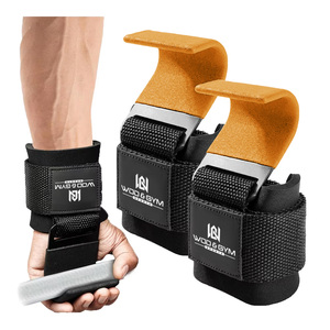 Service OEM, sangles de poignet rembourrées en néoprène unisexes, robustes, pour la musculation, poignées de musculation, crochets de sécurité pour la musculation - Product Image 2