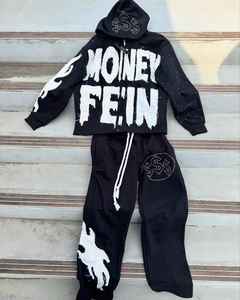 Bespoke เสื้อฮู้ดผ้าฝรั่งเศสโอเวอร์ไซส์ผ้าปักลายโลโก้ปักลายซิปไซส์ใหญ่พิเศษ - Product Image 5