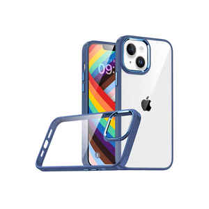 Coque en silicone série Flora CMP pour iPhone 14, bleu Sierra, avec logo, protection souple, emballage de vente au détail, styles variés - Product Image 1