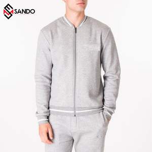 Chándales Unisex de 2 piezas con Logo personalizado Heather Grey Hoodie, pantalones de chándal, conjuntos de Jogger, pantalones Cargo, chándales únicos de estilo Unisex - Product Image 2