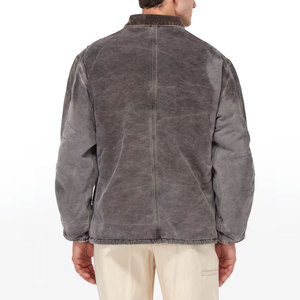 Bulk Quantity High Demanded Men Cotton <b>Canvas</b> <b>Jacket</b> / Cotton Made Men Full Sleeve <b>Canvas</b> <b>Jacket</b> - Product Image 2