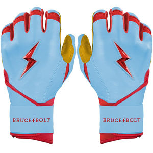 Guantes de Bateo de Cuero Duraderos y Ecológicos de Alta Calidad para Softbol y Béisbol, con Logotipo Personalizable, Nivel Profesional, con Cierre de Velcro - Product Image 1