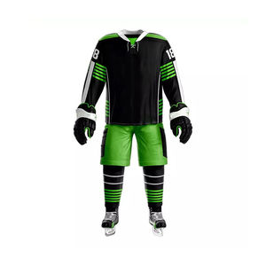 Uniformes de Hockey sobre Hielo Reversibles Personalizados al por Mayor, Transpirables, de Secado Rápido, de Alta Calidad, Conjuntos para Adultos - Product Image 1