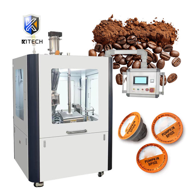 KITECH Automatic K Cup Nespresso Pod Coffee Capsule Filling Packing Machine