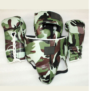 Ensemble de boxe en cuir pour les arts martiaux et l'entraînement physique Gants personnalisables - Product Image 2