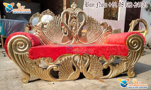 ชุดโซฟาแต่งงานสไตล์เรือสีเงิน ชุดโซฟาแต่งงานสไตล์มหาราชาสีเงิน ชุดโซฟาแต่งงานเจ้าบ่าวเจ้าสาวสุดหรู ออสเตรเลีย - Product Image 4