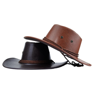 Sombreros de Cuero de Primera Calidad para Hombre y Mujer, Talla Ajustable, Material de Piel, Personalizados para Invierno, Estilo Vaquero, ODM - Product Image 2