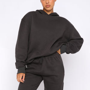 Proveedor de alta calidad Diseño personalizado Logo Gráfico impreso Bordado Unisex Fleece Blank Plain Sudaderas con capucha de gran tamaño de punto - Product Image 4