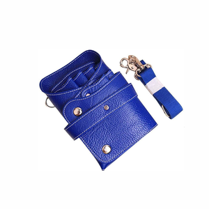 Sac à ciseaux en cuir PU de qualité supérieure outils et accessoires pour cheveux pochette pour salon de coiffure étui à outils de toilettage pour barbier toiletteurs - Product Image 6