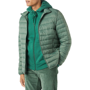 Chaqueta de invierno para hombre de alta calidad personalizada, resistente al agua y a prueba de viento, acolchada de talla grande con estampado de letras recubierto - Product Image 4