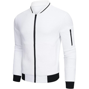 Chaqueta ligera, abrigo para adultos y jóvenes, chaqueta de béisbol Varsity personalizada, chaqueta cortavientos Bomber Letterman dividida - Product Image 3