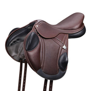 Selle d'équitation en cuir de haute qualité Selle de cheval en cuir occidental Équipement d'équitation - Product Image 2