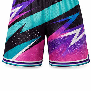 Pantalones Cortos Deportivos Sublimados para Hombre con Paneles de Ventilación de Malla para un Flujo de Aire Mejorado Durante Actividades Físicas Intensas - Product Image 5