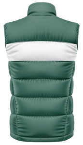 Blouson d'hiver sans manches pour homme, 100 % polyester lavable, haute qualité, style universitaire, matelassé, respirant, coupe-vent et léger - Product Image 3