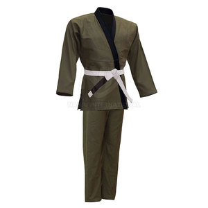 Kimono BJJ Personnalisable le Plus Vendu 100% Coton Séchage Rapide Respirant Faible MOQ Vente en Gros Vêtements d'Arts Martiaux Coupe Personnalisée - Product Image 4