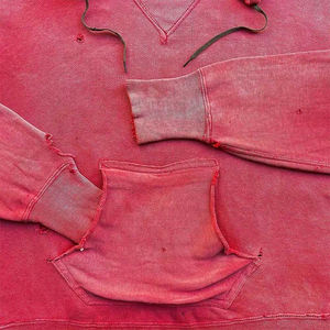 Sudaderas con capucha de lavado ácido de alta calidad, suéter de manga larga para hombres adultos con logotipo de diseño personalizado, diseño de angustia de talla grande y cuerda - Product Image 3