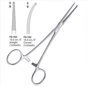 Pinzas Kelly Premium, Instrumentos Quirúrgicos Manuales de Acero Inoxidable, Curvas y Rectas, Certificación CE ISO13485, Uso Hospitalario, SurgiRight - Product Image 6