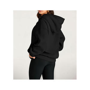 Sweats à capuche confortables de haute qualité avec logo personnalisé surdimensionnés pour hommes, couleur Sweats à capuche polyvalents et unis - Product Image 2